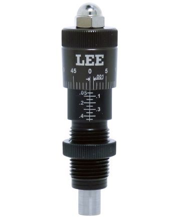Lee Precision 92128 Micrometer Factory Crimp Adapter Black/Clear 9mm Pistol Firearm