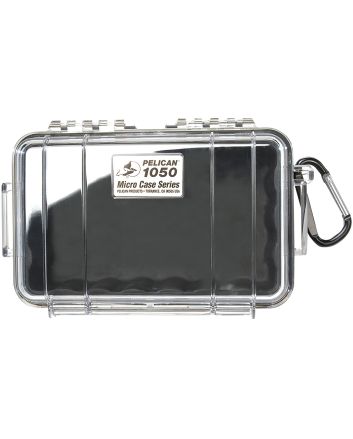 Pelican 1050025100 Micro CaseBlack/Clear Polycarbonate 7.99" Long