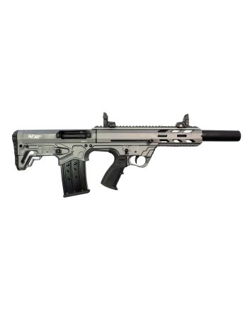Gforce Arms GFY11220TG GFY-1 USA 12 Gauge Semi-Auto 3" 5+1 18.50" Black Threaded Barrel, Tactical Gray Cerakote Aluminum Receiver w/Picatinny Rail, Gray Bullpup Polymer Stock, Polymer Grip