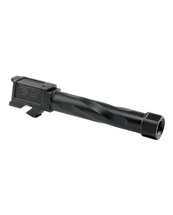 Zaffiri Precision ZP.19BTBN 9mm Fits Glock 19 Gen 1-5 4.60" Black 416R Stainless Steel