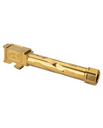 Zaffiri Precision ZP.19BTG 9mm Fits Glock 19 4.50" Gold 416R Stainless Steel