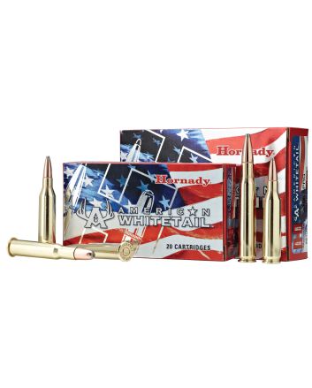 Hornady 81489 American Whitetail6.5Creedmoor 129gr InterLock Spire Point 20 Per Box/10 Case