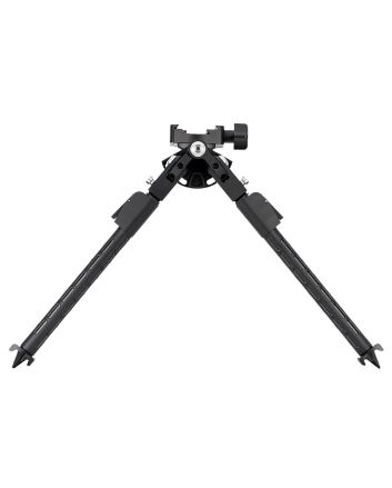 Mdt Sporting Goods Inc 106343BLK CKYE-POD Single Pull Bipod 9-15" High Black Anodized Aluminum