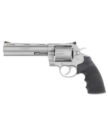 Colt Mfg ANACONDASM6RTS Anaconda44 Mag 6rd Shot 6" Matte Stainless Vent Rib Barrel, Cylinder &amp; Frame, Black Grip