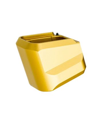 Tyrant CNC TDVP9MAGEXGOLD Magazine ExtensionExtension Fits H&amp;K VP9/VP40/VP30 5rd Gold Aluminum