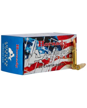 Hornady 80967 American Gunner308Win 155gr Hollow Point Boat Tail 50 Per Box/10 Case