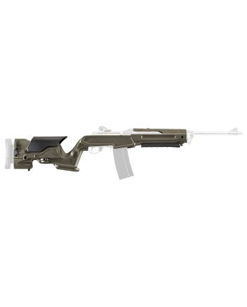 Archangel AAMINIOD Precision StockOD Green Synthetic Fixed with Adjustable Cheek Riser for Ruger Mini-14, Mini Thirty