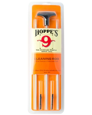Hoppe's 3PU Rifle Cleaning Rod Multi-Caliber 34.50" w/ Swivel Handle