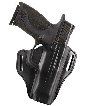 Bianchi 23942 57 RemedyOWB Size 12 Black Leather Belt Slide Fits Colt 1911 Commander Right Hand