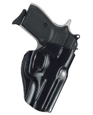 Galco SG800B StingerOWB Black Leather Compatible w/ Glock 43/43X/Taurus GX4/SpringfieldHellcat Belt Loop Mount Right Hand