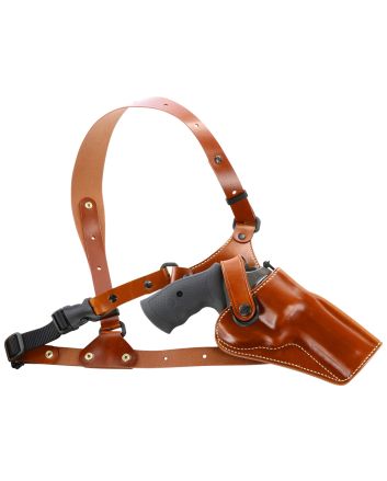 Galco GA194 Great AlaskanSize Fits Chest Up To 54" Tan Leather Shoulder/Torso Strap Fits Ruger RedHawk Fits Ruger GP100 Right Hand