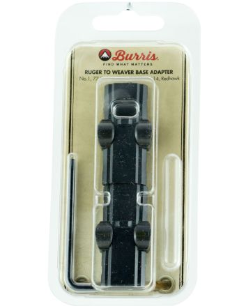 Burris 410991 Ruger-to-Weaver Base AdapterMatte Black