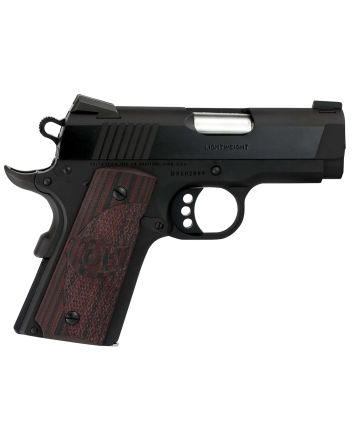 Colt Mfg O7802XE DefenderCompact Frame 9mm Luger 8+1 3" Black Steel Barrel, Blued Serrated Steel Slide, Matte Black Cerakote Aluminum Frame w/Beavertail, Black Cherry Tactical G10 Grip, Ambidextrous
