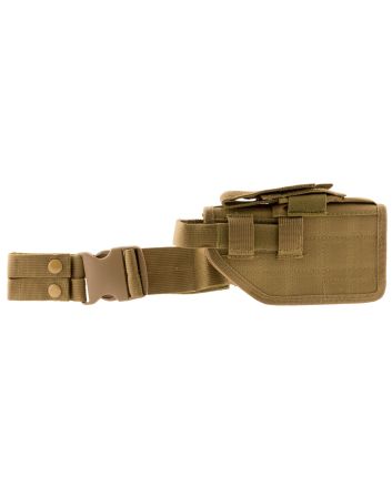 NcStar CVDLHOL2954T Drop LegLeg Tan PVC Fabric Leg Fits Full Size Semi-Auto Fits Compact Semi-Auto Right Hand
