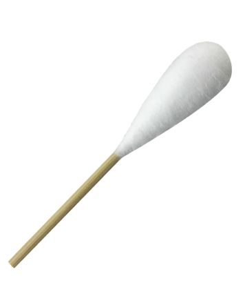 RamRodz 12060 Shotgun &amp; Barrel Cleaning Swabs 12 Gauge Shotgun Firearm Cotton/Bamboo 3" Long 60 Per Bag Includes Two Shotgun Adapters