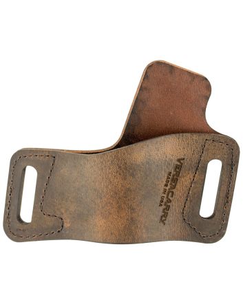 Versacarry WBOWB21 Protector S1 OWB Distressed Brown Leather Belt Slide Fits Beretta 92FS Right Hand