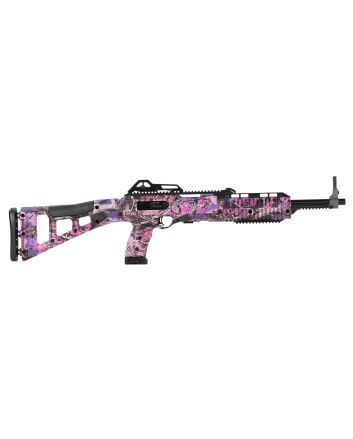 Hi-Point 4095TSPI 4095TS Carbine 40 S&amp;W Caliber with 17.50" Barrel, 10+1 Capacity, Country Girl Metal Finish, Country Girl Camo Fixed All Weather Skeletonized Stock &amp; Polymer Grip Right Hand