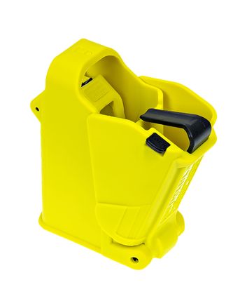 Maglula UP60L UpLULA Loader &amp; Unloader Double &amp; Single Stack Style made of Polymer with Lemon Finish for 9mm Luger, 45 ACP Pistols