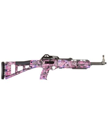 Hi-Point 3895TSPI 3895TS Carbine 380 ACP 10+1 16.50" Threaded Barrel, Country Girl Metal Finish, Country Girl Camo Fixed All Weather Skeletonized Stock &amp; Polymer Grip