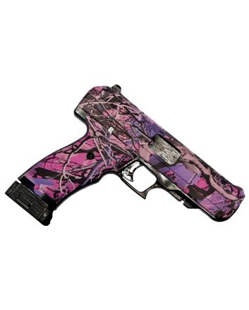 Hi-Point 34010PI JCP40 S&amp;W 10+1 4.50" Black Steel Barrel, Hydro-Dipped Pink Camo Serrated Steel Slide, Hydro-Dipped Pink Camo Polymer Frame w/Picatinny Rail &amp; Grip