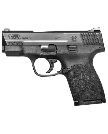 Smith &amp; Wesson 11531 M&amp;P Shield M2.0 Micro-Compact 45 ACP 6+1/7+1 3.30" Black Stainless Steel Barrel &amp; Serrated Slide, Matte Black Polymer Frame Black Textured Grip