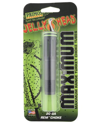 Primos 69403 JellyHead MaximumRemington Rem Choke 20 Gauge Turkey Ported Steel Black-T Coating