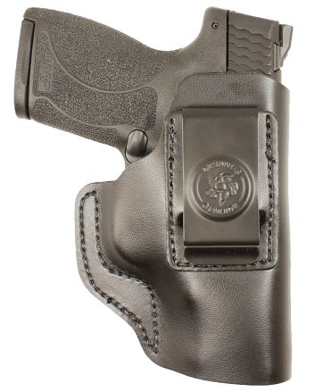DeSantis Gunhide 031BA5EZ0 InsiderIWB Black Leather Belt Clip Fits S&amp;W M&amp;P 45/Shield M2.0 9/40 Right Hand