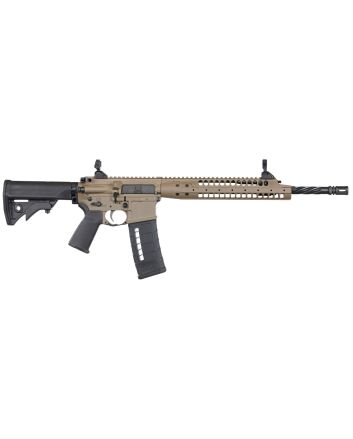 LWRC SIX8A5RCK16 SIX8 A5 6.8mm Rem SPC II 16.10" 30+1 Flat Dark Earth Cerakote Adjustable Stock