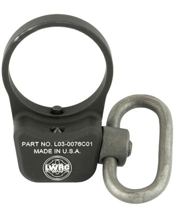 LWRC 2000072A01 LWRCI Ambi QD Sling Mount with QD Swivel Black Metal
