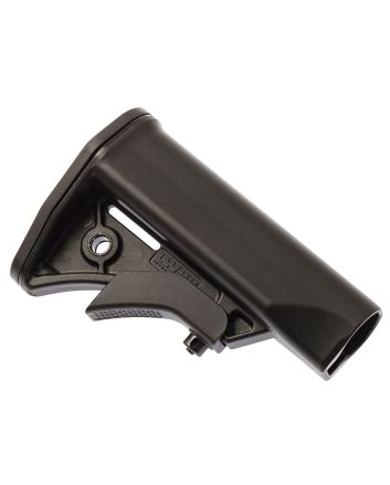 LWRC 2000124A01 LWRCI Compact Stock Black Synthetic Adjustable for AR-15, M16 with Mil-Spec Tube (Tube Not Included)