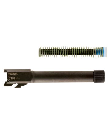 Walther Arms 281329710 PPQ9mm Luger 4.60" Threaded Black Polygonal Rifled Steel