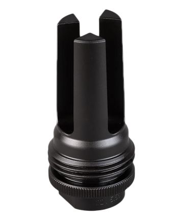 SilencerCo AC1561 ASR Flash Hider Black Steel with 13.5x1 LH tpi Threads for 9mm
