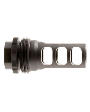 SilencerCo AC1733 ASR Muzzle Brake Black Steel with 5/8"-24 tpi Threads for 458 Cal