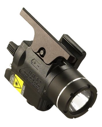 Streamlight 69241 TLR-4 Gun LightBlack 170 Lumens White C4 LED/Red Laser HK USP Compact
