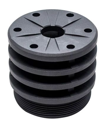SilencerCo AC2022 Bravo Anchor Brake 30 Cal 7075-T6 Aluminum Black