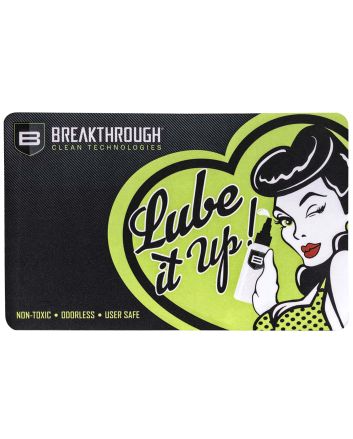 Breakthrough Clean BTRGMP PistolCleaning Mat Neoprene/Polyester 17" Long Breakthrough Cleaning Products Illustration