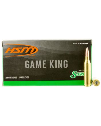 HSM 24317N Game King243 Win 100 gr Sierra GameKing Spitzer Boat Tail 20 Per Box/ 25 Case