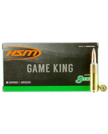 HSM 65X2843N Game King6.5x284 Norma 140 gr Sierra GameKing Spitzer Boat Tail 20 Per Box/ 20 Case