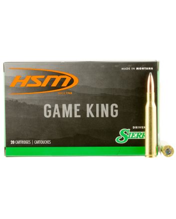 HSM 27013N Game King270 Win 150 gr Sierra GameKing Spitzer Boat Tail 20 Per Box/ 20 Case