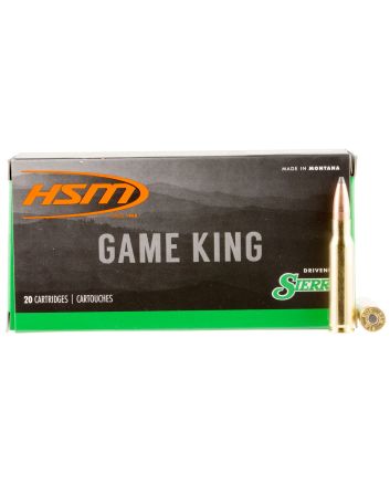 HSM 30841N Game King308 Win 150 gr Sierra GameKing Spitzer Boat Tail 20 Per Box/ 25 Case