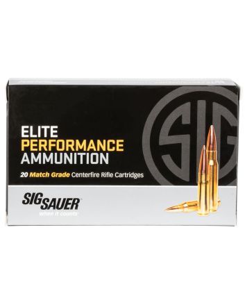 Sig Sauer E3WMM120 Marksman Elite300 Win Mag 190 gr Open Tip Match 20 Per Box/ 25 Case