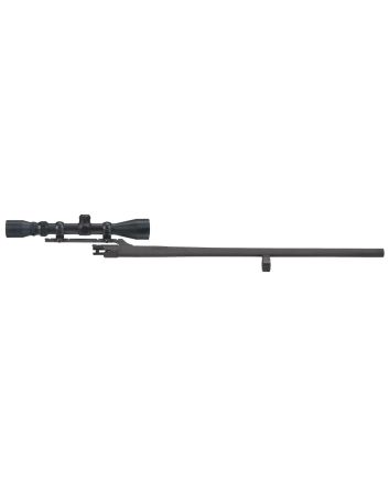 Mossberg 92356 OEM Replacement12 Gauge 24" 3" Blued Matte Finish Steel Material Slug Style with 3-9x40mm Scope, Full Rifling &amp; Cantilever Mount for Remington 870