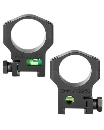 Accu-Tac HSR300 30 MM Scope RingsFlat Black