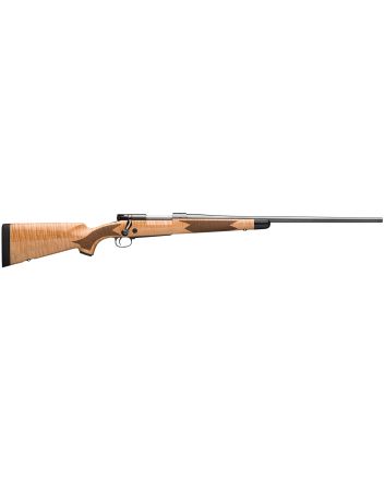 Winchester Repeating Arms 535218220 Model 70 Super Grade 308 Win Caliber with 5+1 Capacity, 22" Barrel, High Polished Blued Metal Finish &amp; Gloss AAA Maple Stock Right Hand (Full Size)