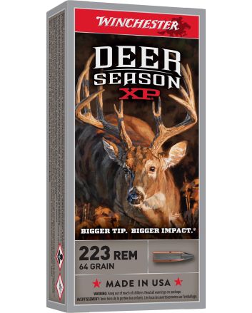 Winchester Ammo X223DS Deer Season XP223Rem 64gr Extreme Point 20 Per Box/10 Case