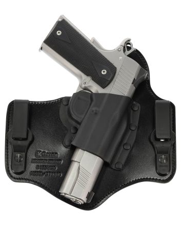 Galco KT662B KingTuk Deluxe IWB Black Kydex/Leather UniClip Fits Springfield XDS Fits Walther CCP Right Hand