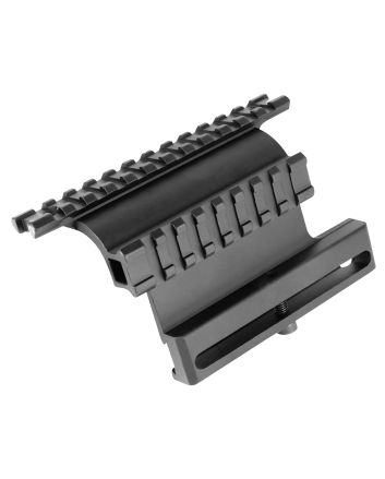 Aim Sports MK007 AK Double Side Rail MountSide Mount Black Anodized Aluminum Fits AK-47 1913 Picatinny Rail Mount