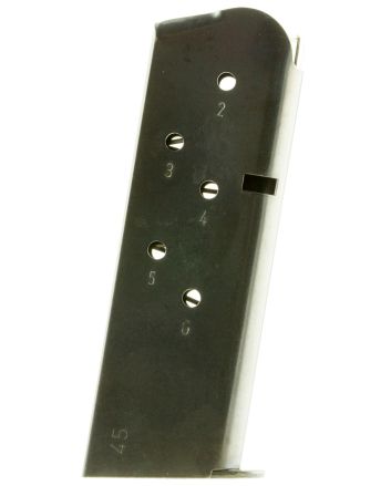 Magnum Research MAG1911456 1911Black Detachable 6rd 45 ACP