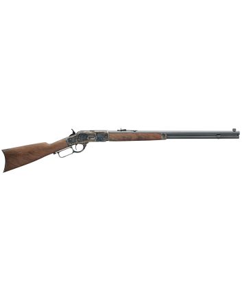 Winchester Guns 534217141 Model 1873 Sporter 45 Colt (LC) 13+1 Cap 24" Octagon Barrel Color Case Hardened Rec Satin Oiled Walnut Fixed Straight Grip Stock Right Hand (Full Size)