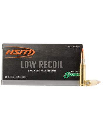 HSM 7MM0810N Low Recoil7mm-08 Rem 140 gr Orange Polymer Tip 20 Per Box/ 25 Case